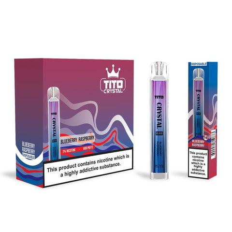 Tito Crystal 600 Disposable Vape Pod vapeclubuk.co.uk