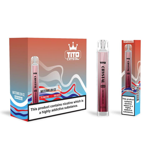 Tito Crystal 600 Disposable Vape Pod vapeclubuk.co.uk