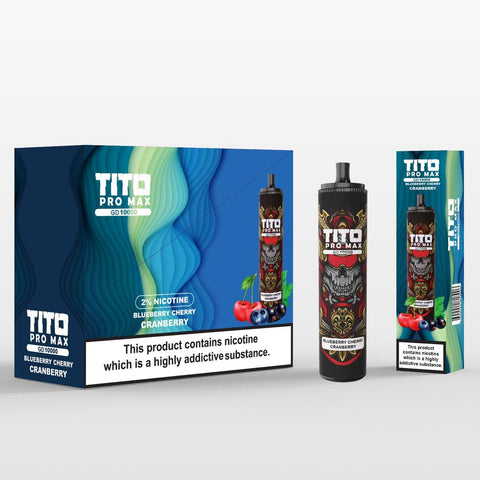 Tito Pro Max GD 10000 Disposable Vape Pod Pen Box of 10 vapeclubuk.co.uk