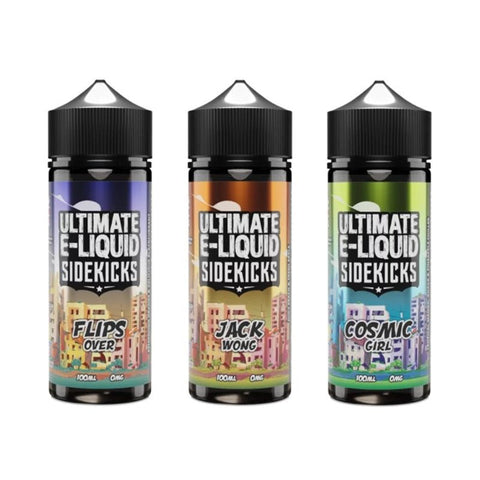 Ultimate E-Liquid Sidekicks 100ML Shortfill vapeclubuk.co.uk