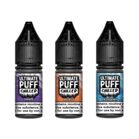 Ultimate Puff 50/50 Chilled 10ML Shortfill vapeclubuk.co.uk