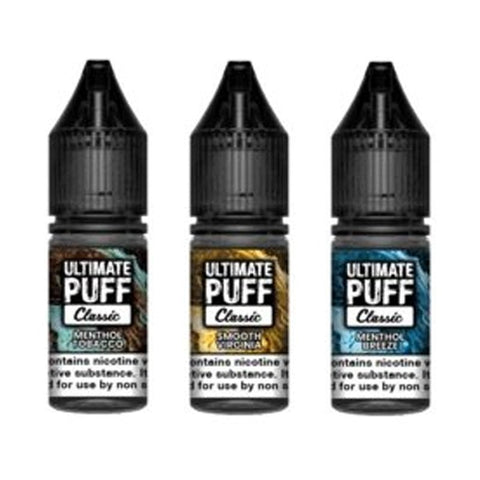 Ultimate Puff 50/50 Classic 10ML Shortfill vapeclubuk.co.uk