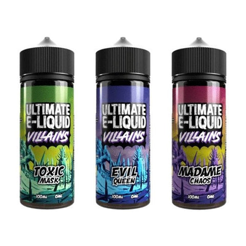 Ultimate Puff Villains 100ML Shortfill vapeclubuk.co.uk